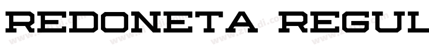 Redoneta Regular字体转换 Redoneta Regular字体转换